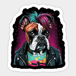 Boxer rocker Sticker